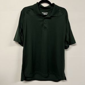 5.11 Tactical Mens Polo Shirt Size L Green Short Sleeve Golf Tennis Activewear